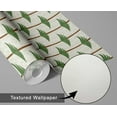 thumbnail image 6 of S4Sassy Peel & Stick Vinyl Wallpaper, Chic Tropical Palm Wallpaper Contact Paper Waterproof- Green, 25"x120", Textured Finish, Removable Wall Covering for Home Decor in Bedrooms, Renter Space, 6 of 9