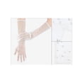 thumbnail image 3 of INSPIRE CHIC Women's Pearl Lace Gloves Female Full Finger Wrist Sleeves for Elegance Female Bridge Wedding Party Dating Prom Dress White4, 3 of 5