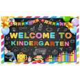 thumbnail image 2 of Colorful Design Welcome Banner School Photography Props for Kindergarten Classroom Kindergarten Party Baby Shower Event, 2 of 7