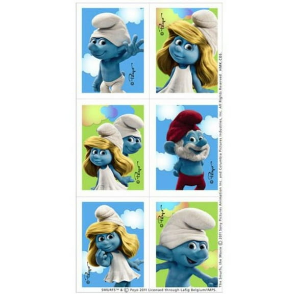 Hallmark Smurfs Stickers