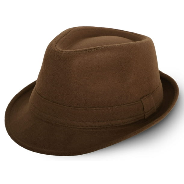 Simplicity Unisex Timelessly Classic Manhattan Fedora Hats Mens Trilby Hat Wide Brim Fedora Men Hats Fashion Fedora For Men