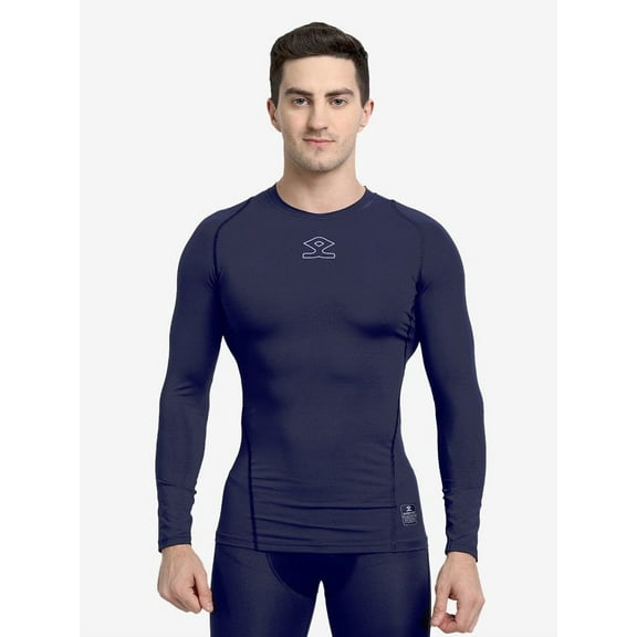 Shrey Intense Compression Long Sleev Top - Navy