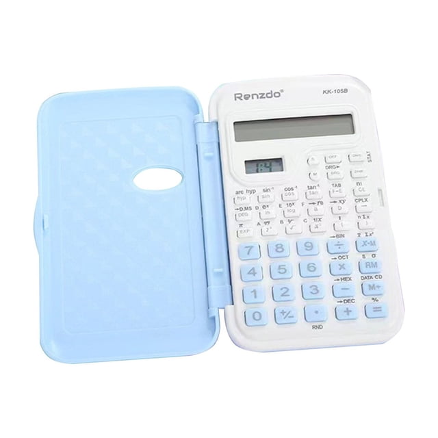 School Season Sales!Cameland Calculators Color Flip Function Calculator Time Display for Primary and Secondary School Students Exam Special Mathematical Computer Small Mini Portable