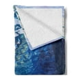 thumbnail image 2 of Sea Animals Soft Flannel Fleece Blanket, Playful California Sea Lions Swimming in Clear Water Undersea World Theme, Cozy Plush for Indoor and Outdoor Use, 50" x 60", Navy Blue Lime, by Ambesonne, 2 of 5