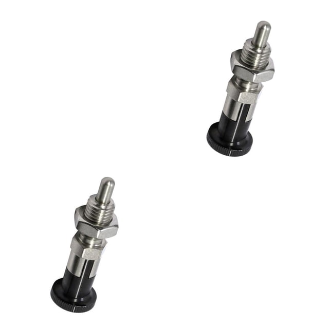 Decodeary Acier Inoxydable Durable Bouton d'Indexation Piston Ressort Goupille de Verrouillage SXYKN16L 2Set