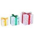 thumbnail image 2 of Summercome Christmas Glowing Decoration,Gift Box Ornament with Christmas Lighting Box,Outdoor Light Lighting Christmas Box,Outdoor Gift Decoration for Indoor Outdoor Xmas Tree Home Yard Lawn Set of 3, 2 of 9