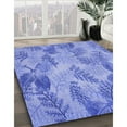 thumbnail image 3 of Ahgly Company Machine Washable Indoor Rectangle Transitional Day Sky Blue Area Rugs, 2' x 5', 3 of 7