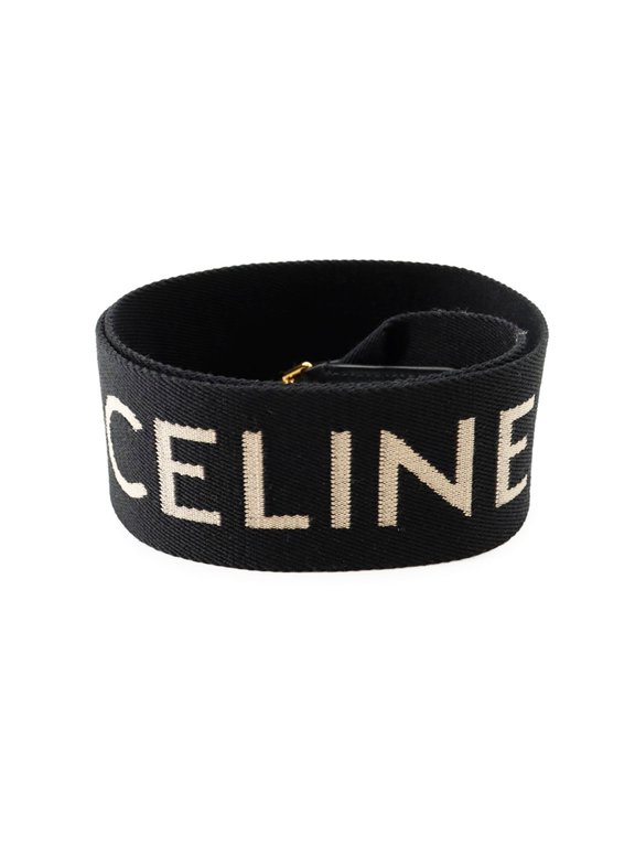 Pre-Owned Celine Shoulder Strap Canvas 49S022AEP.38AW CELINE Black