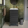 thumbnail image 2 of Cascade 18" Bathroom Vanity in Black, 2 of 13