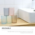 thumbnail image 4 of Miangastore 5pcs Bathroom Plastic Cups Toothbrush Storage Cups Household Tooth Brushing Cups, 4 of 7