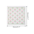 thumbnail image 3 of INSPIRE CHIC Women's Floral Printed Cotton Blended Scarves, Small Square Flowers Gauze Headscarf Neckerchief 21.7x21.7" Pink, 3 of 6