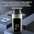 thumbnail image 3 of Professional Hair Clippers Beard Trimmer for Men Barber Supplies Cordless Hair, 3 of 11