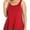 #1 Tank Top - Wine Red, variant on QRIC Women's Cami with Built in Bra Cup Summer Casual Flowy Swing Pleated Plus Size Lace Tank Top with Wide Strap (S-4XL)