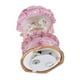 thumbnail image 5 of Cajas musicales Sueño de lujo 3 caballos giratorio carrusel Merry-go-round Windup Music Box con cambio de color colorido LED luz luminosa Melodía de Castillo en el cielo Artware regalo de cumpleaños d TOMSHOO Cajas musicales, 5 of 6