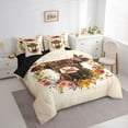 thumbnail image 3 of Castle Fairy Highland Cattle Bedding Comforter Set,Farmhouse Full Bedding Set, 3 of 8