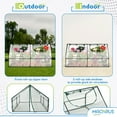 thumbnail image 5 of Machrus Ogrow Deluxe Walk-In Greenhouse with 3 Tiers & 6 Shelves, Clear Cover for Indoor and Outdoor Greenhouse Gardening, 5 of 8