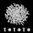 thumbnail image 2 of Unique Bargains 100Pcs Plastic 7.6mm Hole Dia Car Auto Screw Fastener Rivet Retainers Hood Clip, 2 of 3