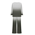 thumbnail image 4 of The Big Save of Today kttectoa Outfits for Women Womens Casual Outfits Lounge Sets Women Clothing Gradient Print Long Sleeve Crew Neck Pullover Tops and Pants Winter Outfits for Women, 4 of 4