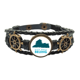 thumbnail image 1 of Travel China Beijing Guofang Pulsera marina tejida en cuero, 1 of 4