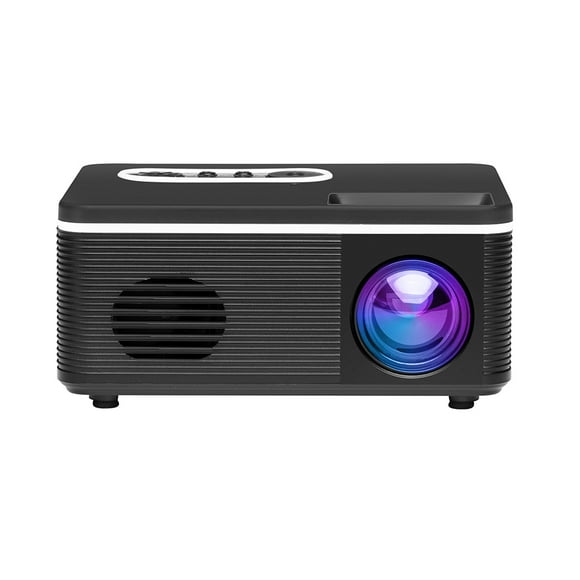 1080P Mini Projector 30 Lumen Portable LED Light USB AV Port For Office Home Theater