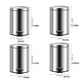 thumbnail image 3 of Kearding Cubo de basura silencioso de acero inoxidable, contenedores de basura para el baño y la sala de estar, contenedor de basura con tapa redonda Suministros de limpieza para el hogar 12L Kearding HA067962-03, 3 of 6