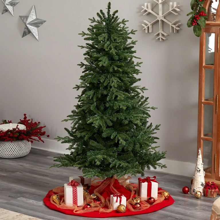 Nearly Natural Montreal Prelit LED Pine Christmas Tree - 6 Ft