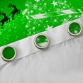 thumbnail image 4 of Feelyou Cartoon Xmas Tree Black Out Curtains for Teen, Kawaii Santa Claus Curtains Pack of 2 (42x63 Each), Green Christmas Theme Bedroom Curtains, Blackout Curtains Bedroom Decor, 4 of 6