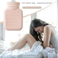 thumbnail image 2 of Water Injection Explosion-proof Hot Water Bag Cute Portable Hand Foot Warmer for Female Winter, 2 of 9