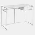 thumbnail image 3 of Monarch Specialties Computer Desk, Home Office, Laptop, Storage Drawer, 42"l, Work, Metal, Laminate, White, Contemporary, Modern, 3 of 4