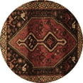 thumbnail image 1 of Ahgly Company Indoor Round Persian Brown Traditional Area Rugs, 4' Round, 1 of 4