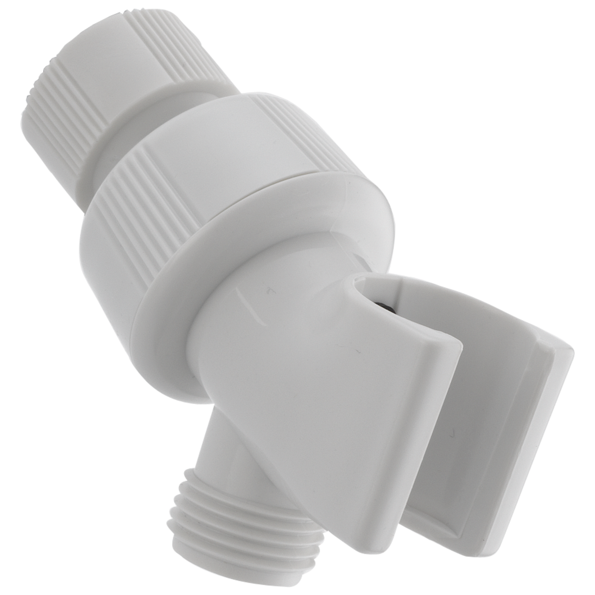 Delta Adjustable Shower Arm Mount for Hand Shower in White U3401WHPK