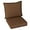 Brown, variant on ZOPan Patio Cushion Set, Outdoor Chair Seat Pads w/Non-Slip Rope Belts, Detachable Patio Furniture Cushions, Thick Seat Cushion & Back Cushion for Living Room Floor Sofa Patio Garden Chair (Brown)
