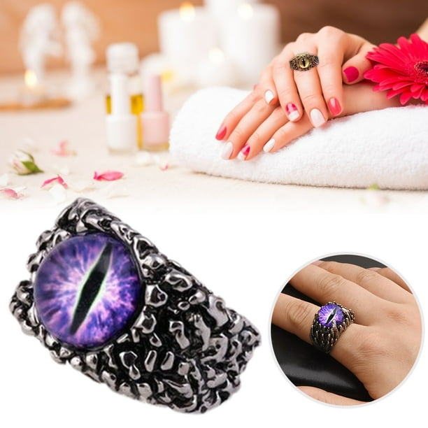 Ojos Creativos Para Hombre Y Mujer, Anillos De Apertura Ajustables, Accesorios De Joyería Para Fiesta, Aniversario, Cumpleaños matsuzay HA046641-04
