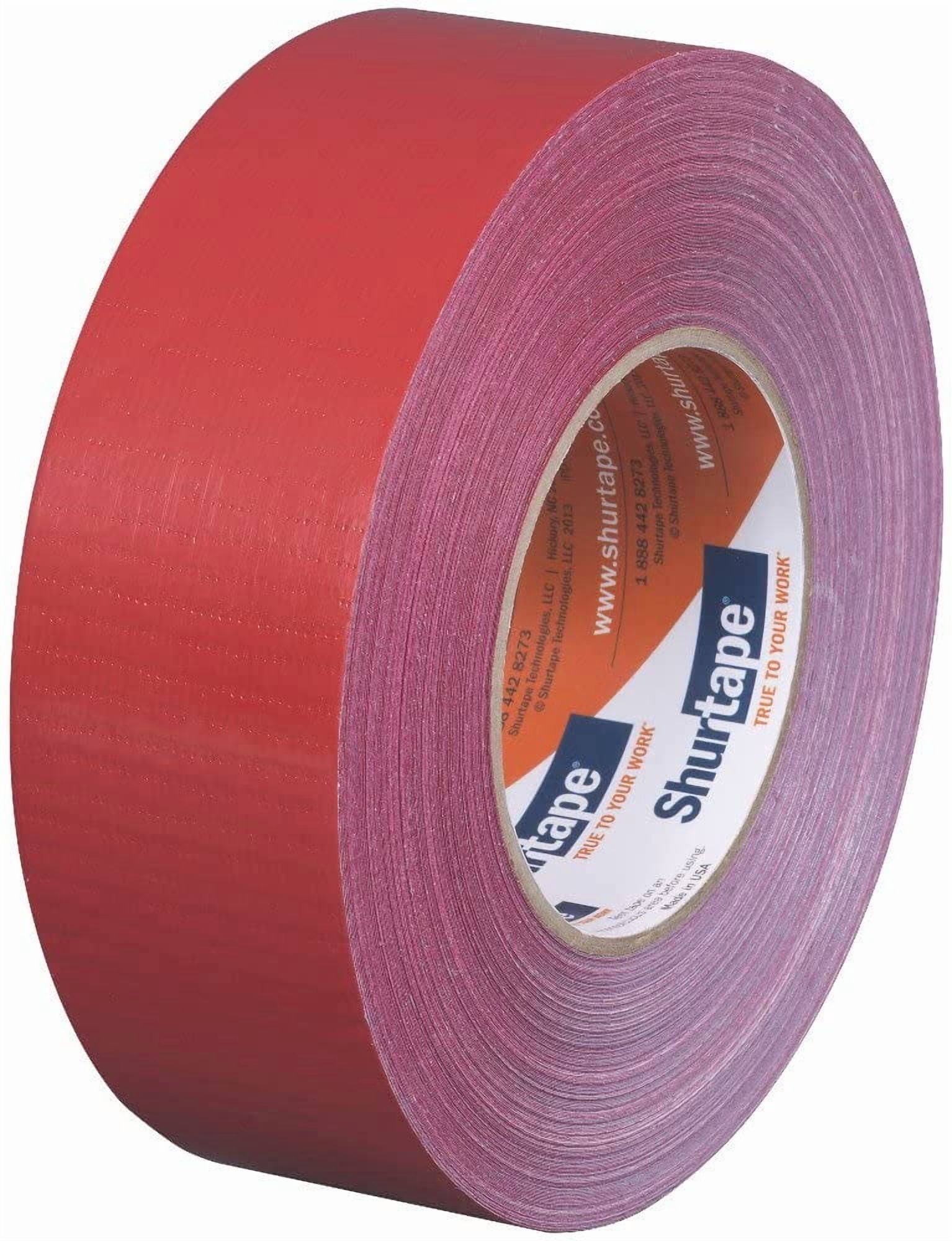 Shurtape PC-667 Specialty Grade Stucco Masking Duct Tape: 2 in x 60 yds. (Red)