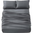 thumbnail image 1 of Home Beyond & HB design Piece Bed Sheets Set (Full or Double ) Premium Hotel Quality Bedding Sheets Breathable Soft Brushed Microfiber Deep Pocket Wrinkle Fade, 1 of 5