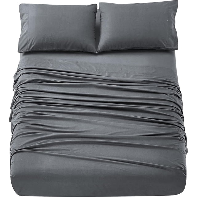 Home Beyond & HB design Piece Bed Sheets Set (Full or Double ) Premium Hotel Quality Bedding Sheets Breathable Soft Brushed Microfiber Deep Pocket Wrinkle Fade
