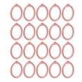 thumbnail image 5 of 40 anillos para carpetas, multifunción, varios colores, agujero redondo, papel de hojas sueltas, anillos individuales, color rosa, 5 of 5