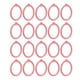 thumbnail image 5 of 40 anillos para carpetas, multifunción, varios colores, agujero redondo, papel de hojas sueltas, anillos individuales, color rosa, 5 of 5