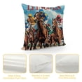thumbnail image 4 of YINGXI Roses Throw Pillow Cover,Kentucky Race Sport Decoration for Indoor Outdoor 18x18in, 4 of 5