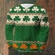 thumbnail image 5 of Ceisia Men's St. Patrick's Day Multi-Color Clover Print Waffle Knit Long Sleeve Crew Neck Casual Top Orange L Gifts, 5 of 8