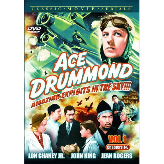 Ace Drummond: Volume 1 (Unrated) (DVD), Alpha Video, Action & Adventure