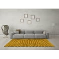 thumbnail image 3 of Ahgly Company Machine Washable Indoor Round Southwestern Yellow Country Area Rugs, 8' Round, 3 of 4