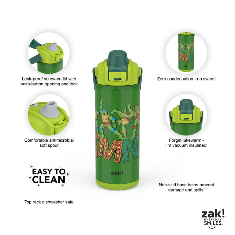 Zak Designs 32oz Recycled Stainless Steel Vacuum Insulated Straw Water  Bottle - Ivory - Yahoo Shopping