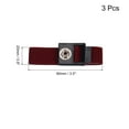 thumbnail image 2 of Unique Bargains 3Pcs ESD Anti Static Wrist Strap, 3.5 Inch Adjustable Antistatic Bracelet Silver Yarn Electronics Repair Red, 2 of 5
