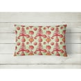thumbnail image 2 of Watercolor Christmas Art Canvas Fabric Decorative Pillow, 2 of 3