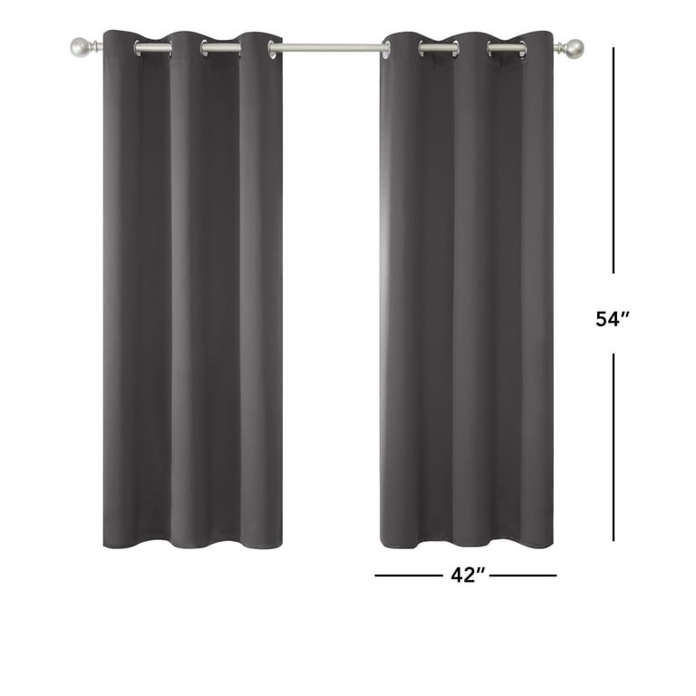 Thermal Insulated Blackout Curtains | Grommet/Eyelet Winter Energy Saving Drapes
