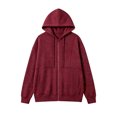 thumbnail image 3 of Horkkom Zip Up Hoodie for Women Oversized Lightweight Long Sleeve Sweatshirts Casual Basic Jackets with Pockets M, 3 of 5