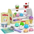 thumbnail image 1 of Set de helados de madera Quimsity, juego de simulación para niños, 1 of 6