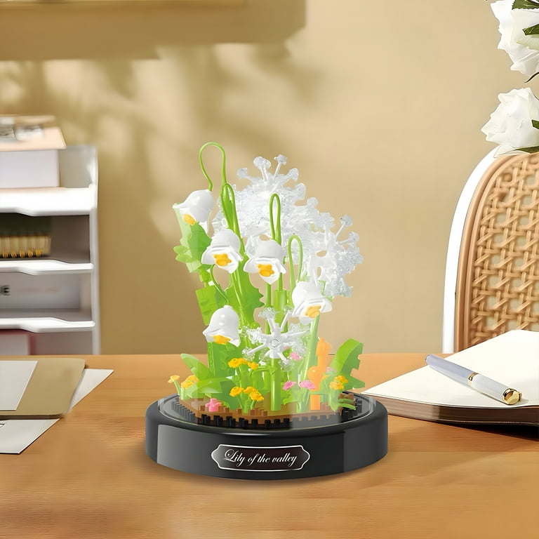 HI-REEKE Flower Mini Building Block Set Lily of The Valley