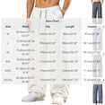 thumbnail image 3 of Elvqul Mens Pants Big and Tall Mens Outdoor Joggers Pants with Pockets Drawstring Sports Elastic Waist Pull On Casual, 3 of 9